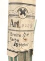 Sachsen Königreich, Ordensband für eine Bandspange zur Dienstauszeichnung. Breite 15mm, sie erhalten je 10cm von der Rolle abgeschnitten