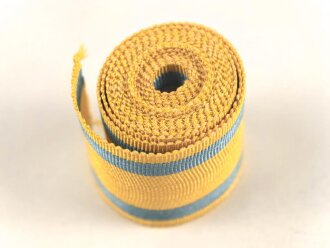 Sachsen Königreich, Ordensband zur Friedrich August Medaille. Breite 25mm, sie erhalten je 15 cm von der Rolle abgeschnitten