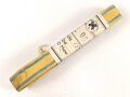 Sachsen Königreich, Bündel Ordensband für die Bandspange zur Friedrich August Medaille. Breite 15mm, in der originalen Banderole, laut dieser 10 Meter