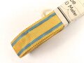 Sachsen Königreich, Bündel Ordensband für die Bandspange zur Friedrich August Medaille. Breite 15mm, in der originalen Banderole, laut dieser 10 Meter
