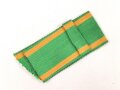 Baden, Ordensband für eine breite Bandspange zum Ritterkreuz des Zähringer Löwen. Breite 25mm, Länge 15cm