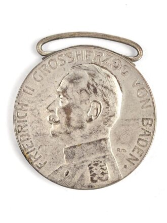Baden, silberne Verdienstmedaille 1908-1918, Eisen versilbert