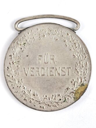 Baden, silberne Verdienstmedaille 1908-1918, Eisen...
