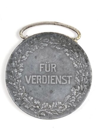 Baden, silberne Verdienstmedaille 1908-1918, Silber, Band...
