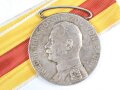 Baden, silberne Verdienstmedaille 1908-1918, Silber, Band beiliegend