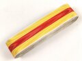 Baden, Ordensband  für die silberne Verdienstmedaille 1908-1918. Breite 30mm, sie erhalten je 15 cm von der Rolle abgeschnitten