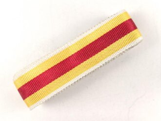 Baden, Ordensband  für die Bandspange zur silberne Verdienstmedaille 1908-1918. Breite 15mm, sie erhalten je 10 cm von der Rolle abgeschnitten