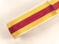 Baden, Ordensband  für die Bandspange zur silberne Verdienstmedaille 1908-1918. Breite 15mm, sie erhalten je 10 cm von der Rolle abgeschnitten