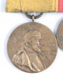 Baden, Ordenspange Centenarmedaille Preussen, Regierungsjubiläumsmedaille 1902, Erinnerungsabzeichen 2. Badisches Grenadier Regiment 110