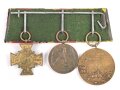 Baden, Ordenspange Centenarmedaille Preussen, Regierungsjubiläumsmedaille 1902, Erinnerungsabzeichen 2. Badisches Grenadier Regiment 110