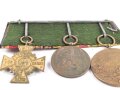 Baden, Ordenspange Centenarmedaille Preussen, Regierungsjubiläumsmedaille 1902, Erinnerungsabzeichen 2. Badisches Grenadier Regiment 110