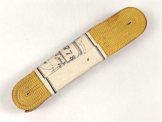 Baden, Bündel Ordensband  für die Bandspange zur Regierungsjubiläumsmedaille 1902. Breite 15mm, in der originalen Banderole, laut dieser 10 Meter