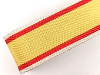 Baden,  Ordensband zur Felddienstauszeichnung 1849, Breite 35mm, sie erhalten je 15cm von der Rolle abgeschnitten