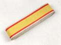 Baden,  Ordensband zur Felddienstauszeichnung 1849, Breite 35mm, sie erhalten je 15cm von der Rolle abgeschnitten