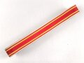 Baden,  Ordensband zur Bandspange zum Kriegsverdienstkreuz 1916. Breite 15mm, sie erhalten je 10cm von der Rolle abgeschnitten