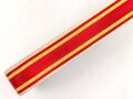 Baden,  Ordensband zur Bandspange zum Kriegsverdienstkreuz 1916. Breite 15mm, sie erhalten je 10cm von der Rolle abgeschnitten