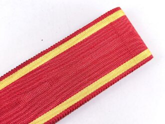 Baden,  Ordensband zur Dienstauszeichnung, Breite 30mm, sie erhalten je 15cm von der Rolle abgeschnitten