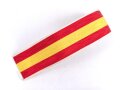 Baden, Ordensband zur breiten Bandspange für die silberne Verdienstmedaille 1908-1918. Breite 25mm, sie erhalten je 10cm von der Rolle abgeschnitten