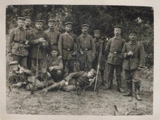1. Weltkrieg, Angehörige der Nachrichtentruppe, Maße 10,5 x 8 cm