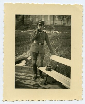 Angehöriger der Nachrichtentruppe, Maße 6 x 7,5 cm