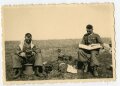 Angehörige der Nachrichtentruppe, Maße 8,5 x 6 cm