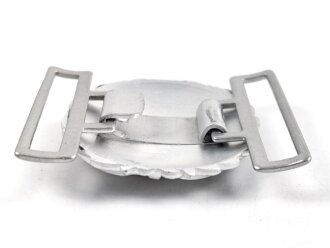 Kriegsmarine Schloß für die Paradefeldbinde der Beamten. Aluminium 60mm. Ungetragenes Stück aus altem Herstellerbestand