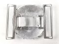 Kriegsmarine Schloß für die Paradefeldbinde der Beamten. Aluminium 60mm. Ungetragenes Stück aus altem Herstellerbestand