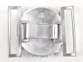 Kriegsmarine Schloß für die Paradefeldbinde der Beamten. Aluminium 60mm. Ungetragenes Stück aus altem Herstellerbestand
