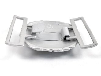 Kriegsmarine Schloß für die Paradefeldbinde der Beamten. Aluminium 60mm. Ungetragenes Stück aus altem Herstellerbestand