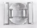 Kriegsmarine Schloß für die Paradefeldbinde der Beamten. Aluminium 60mm. Ungetragenes Stück aus altem Herstellerbestand