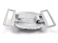 Kriegsmarine Schloß für die Paradefeldbinde der Beamten. Aluminium 60mm. Ungetragenes Stück aus altem Herstellerbestand