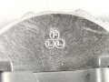Kriegsmarine Schloß für die Paradefeldbinde der Beamten. Aluminium 60mm. Ungetragenes Stück aus altem Herstellerbestand