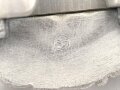 Kriegsmarine Schloß für die Paradefeldbinde der Beamten. Aluminium 60mm. Ungetragenes Stück aus altem Herstellerbestand