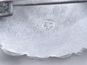 Kriegsmarine Schloß für die Paradefeldbinde der Beamten. Aluminium 60mm. Ungetragenes Stück aus altem Herstellerbestand