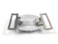 Kriegsmarine Schloß für die Paradefeldbinde der Beamten. Aluminium 60mm. Ungetragenes Stück aus altem Herstellerbestand