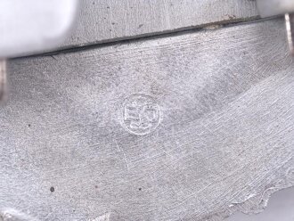 Kriegsmarine Schloß für die Paradefeldbinde der Beamten. Aluminium 60mm. Ungetragenes Stück aus altem Herstellerbestand