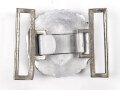 Kriegsmarine Schloß für die Paradefeldbinde der Beamten. Aluminium 60mm. Ungetragenes Stück aus altem Herstellerbestand
