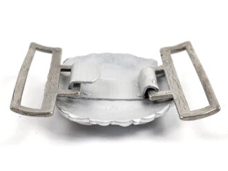 Kriegsmarine Schloß für die Paradefeldbinde der Beamten. Aluminium 60mm. Ungetragenes Stück aus altem Herstellerbestand