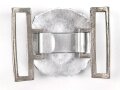 Kriegsmarine Schloß für die Paradefeldbinde der Beamten. Aluminium 60mm. Ungetragenes Stück aus altem Herstellerbestand