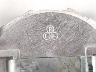 Kriegsmarine Schloß für die Paradefeldbinde der Beamten. Aluminium 60mm. Ungetragenes Stück aus altem Herstellerbestand