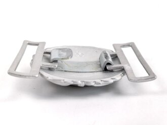 Kriegsmarine Schloß für die Paradefeldbinde der Beamten. Aluminium 60mm. Ungetragenes Stück aus altem Herstellerbestand