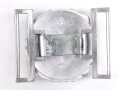 Kriegsmarine Schloß für die Paradefeldbinde der Beamten. Aluminium 60mm. Ungetragenes Stück aus altem Herstellerbestand