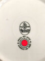 Deutsche Arbeitsfront, Kantinenporzellan Suppenteller, Hersteller Hutschenreuther Hohenberg, Durchmesser 23cm, gebraucht