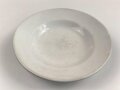 Heer, Kantinenporzellan Suppenteller, datiert 1939, Hersteller Rhenania Duisdorf-Bonn, Durchmesser 23cm, gebraucht