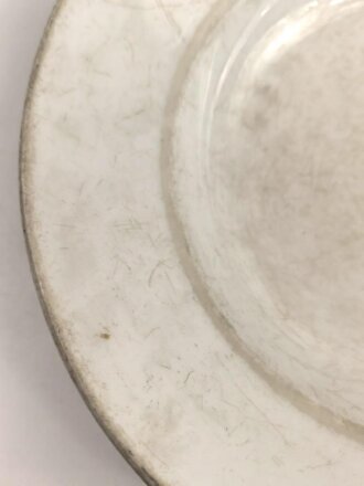 Heer, Kantinenporzellan Suppenteller, datiert 1941, Hersteller Bauscher Weiden, Durchmesser 23cm, gebraucht