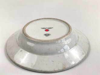 Heer, Kantinenporzellan Suppenteller, datiert 1941, Hersteller Bauscher Weiden, Durchmesser 23cm, gebraucht