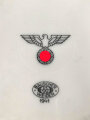 Heer, Kantinenporzellan Suppenteller, datiert 1941, Hersteller Bauscher Weiden, Durchmesser 23cm, gebraucht