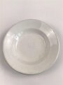 Heer, Kantinenporzellan Suppenteller, datiert 1939, Hersteller Rhenania Duisdorf-Bonn, Durchmesser 23cm, gebraucht
