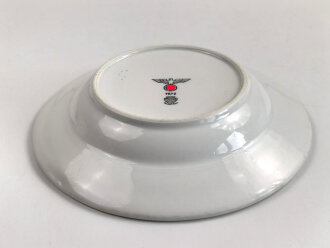 Heer, Kantinenporzellan Suppenteller, datiert 1939, Hersteller Rhenania Duisdorf-Bonn, Durchmesser 23cm, gebraucht