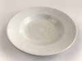 Heer, Kantinenporzellan Suppenteller, datiert 1939, Hersteller Rhenania Duisdorf-Bonn, Durchmesser 23cm, gebraucht